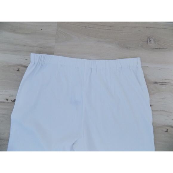 J Jill cropped pants white linen stretch size XL NWT - Picture 5 of 6